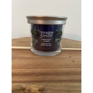 Yankee Candle Lakefront Lodge 4.3 oz Small Jar Tumbler NEW
